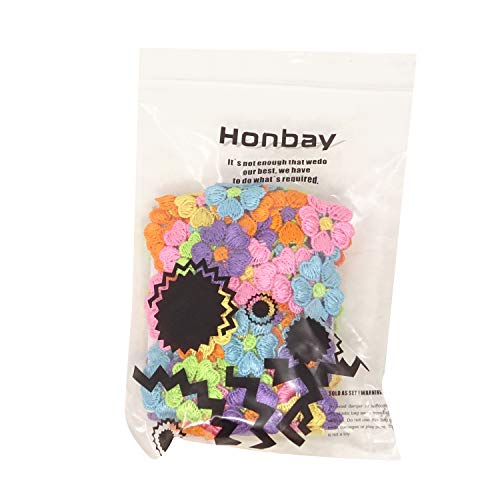 Honbay 5 Yards Decorating Lace Embroidered Trim Ribbons for Sewing or Craft Decoration (Flower B) - Image 5