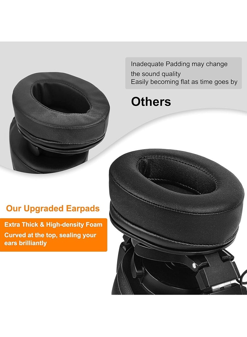 Earpads Replacement for HyperX Cloud 2,Cloud 3 Cloud Ear Pads for HyperX Cloud Stinger/Cloud Flight/Cloud II/Cloud Alpha Wireless/Cloud Core/Mix Headphones,Black - Image 4