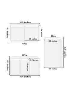 KASTWAVE A6 6 Holes Binder Pockets 12 Pieces Notebook Refills Filler Money Organizer Cash Envelopes Bill Pouch Name Card Business Card Sleeves Pages  - Image 2
