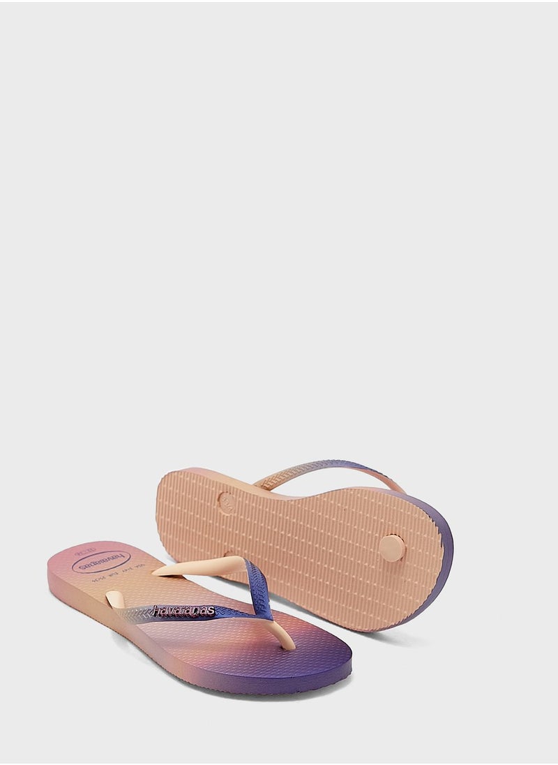 havaianas - Slim Gradient Sunset Flip Flops - Image 1