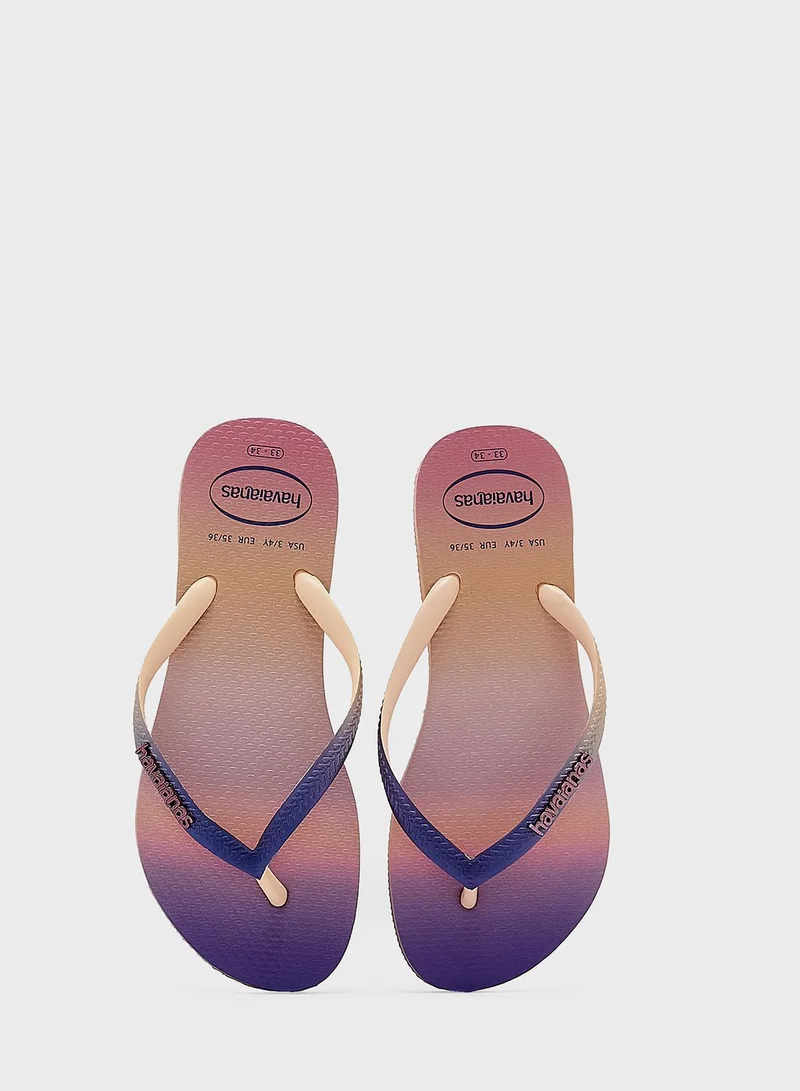 havaianas Slim Gradient Sunset Flip Flops