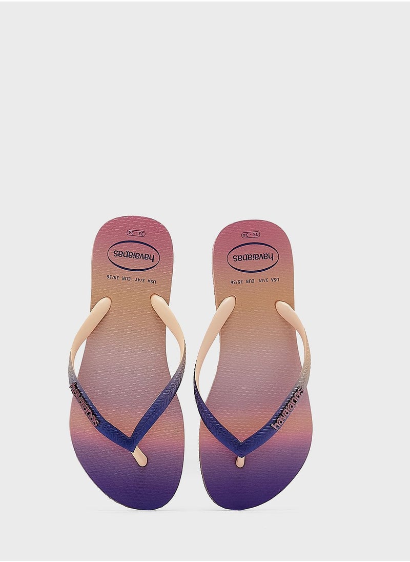 havaianas - Slim Gradient Sunset Flip Flops - Image 1