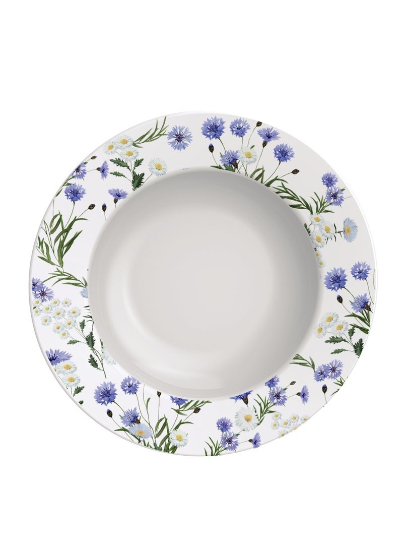 Tramontina Ana Alice 23cm Decorated Porcelain Deep Plate - Image 1