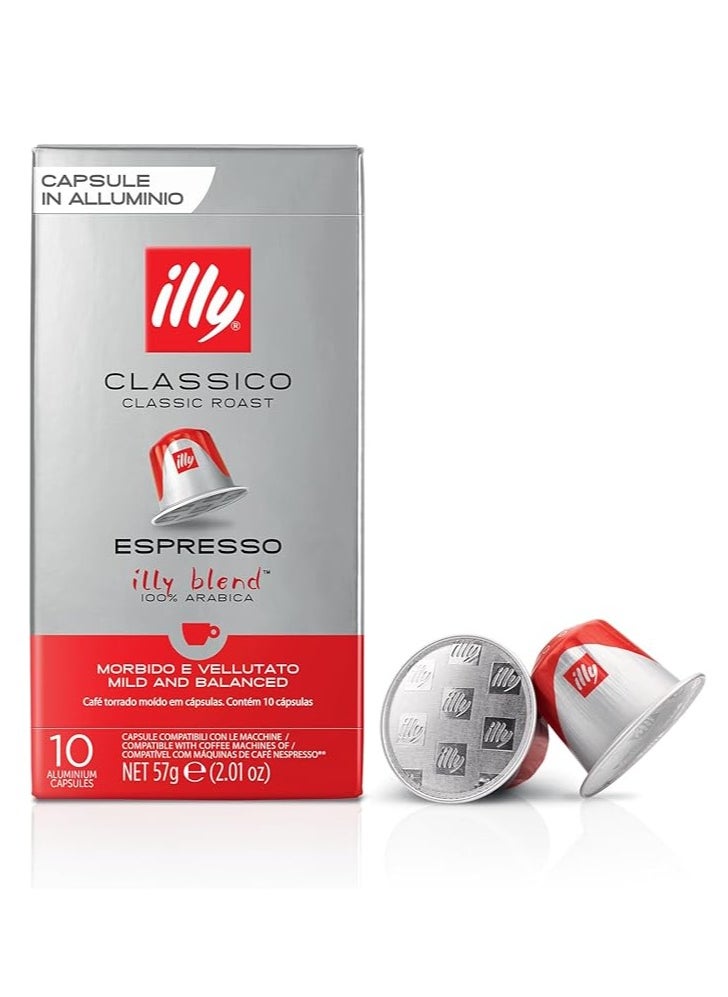 Illy Espresso Classico Coffee Capsules - 10 Capsules  - Image 1