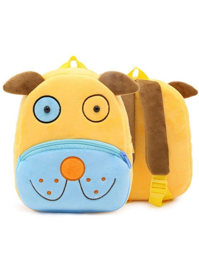 Blue Tree Kid'S School Bagpack 3-5 Years 11 Litres Cartoons Soft Toy Bag Gift For Kids (Cute-Dog, Blue Yellow) - Image 2