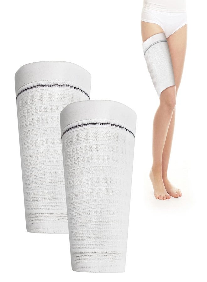 ELERA 2PCs Catheter Bag Leg Holder, Elera Comfortable Urine Bag Sleeves Urinary Incontinence Supplies Leg Fit Range 15.7-27.6 (Large - Image 1