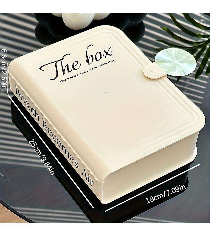 Transparent Cable Management Box Desktop Organizer For Chargers Cords Home Office - Image 5