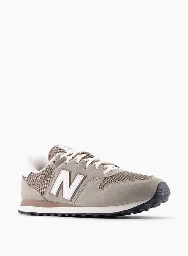 New Balance Men's Logo Print Lace-Up Sneakers