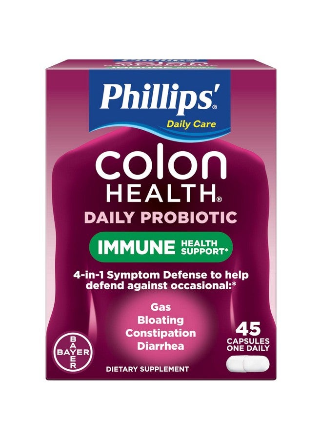 Phillips' Daily Care Colon Health Daily Probiotic 45 Capsules Each (Value Pack Of 2) - Image 1
