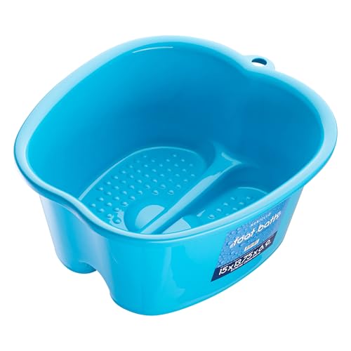 Mantello Foot Bath, Extra Large, Foot Soaking Tub - Pedicure Bowl - Foot Soak Tub (Blue) - Image 1