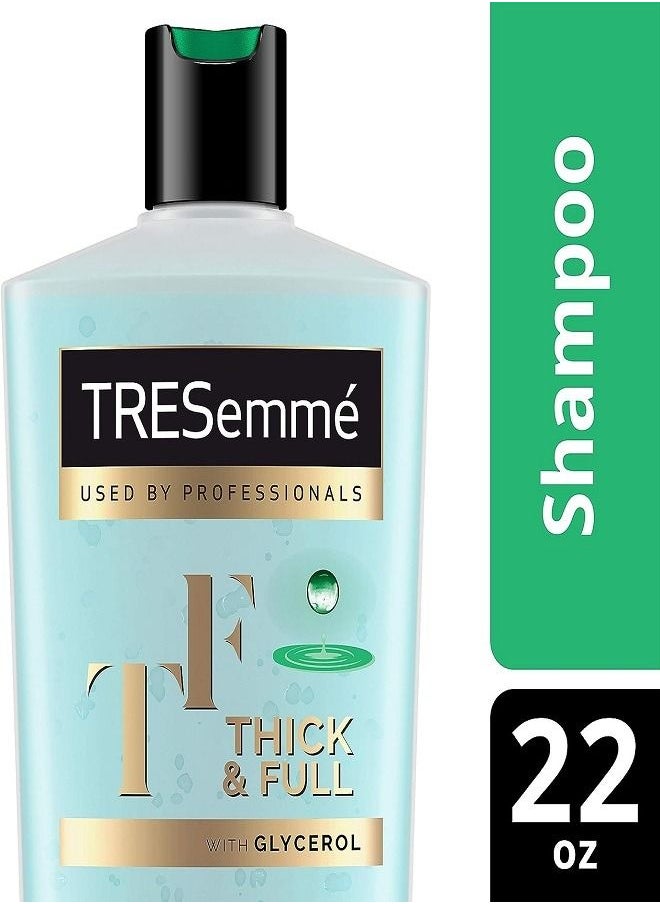 TRESemmé - TRESemme Pro Thick and Full Shampoo, 22 fl oz - Image 1