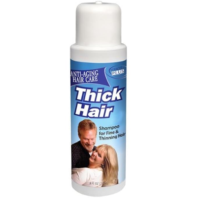 miracle plus UNISEX THICK HAIR SHAMPOO FOR THINNING HAIR 8OZ) - Image 1
