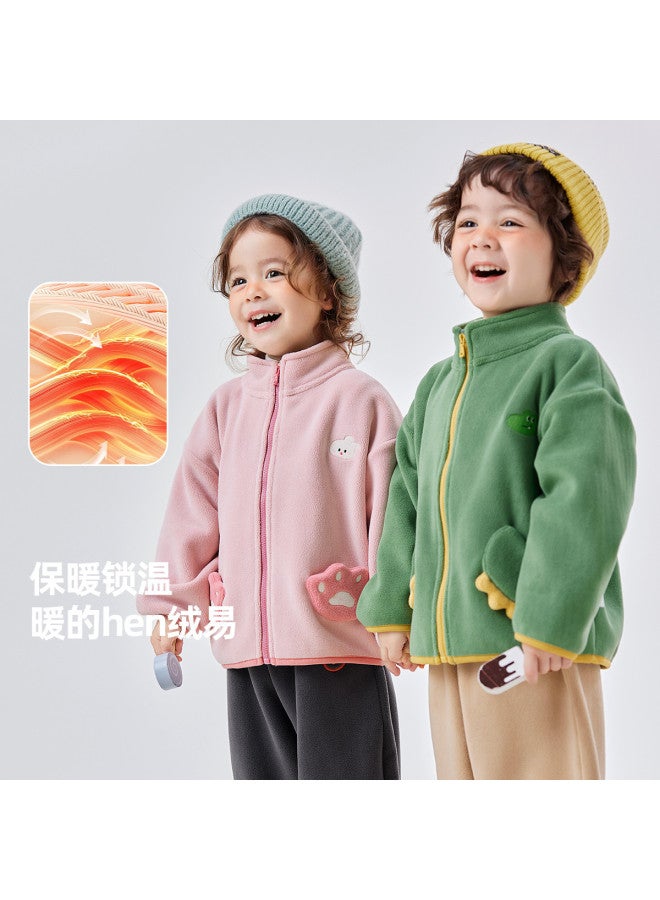 Doodle Home trendy Kids' Fleece Jacket - Autumn Fashion For Girls & Boys - Image 4