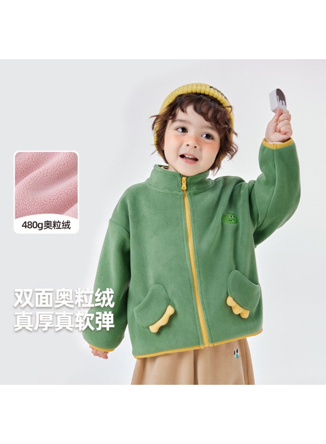 Doodle Home trendy Kids' Fleece Jacket - Autumn Fashion For Girls & Boys - Image 2