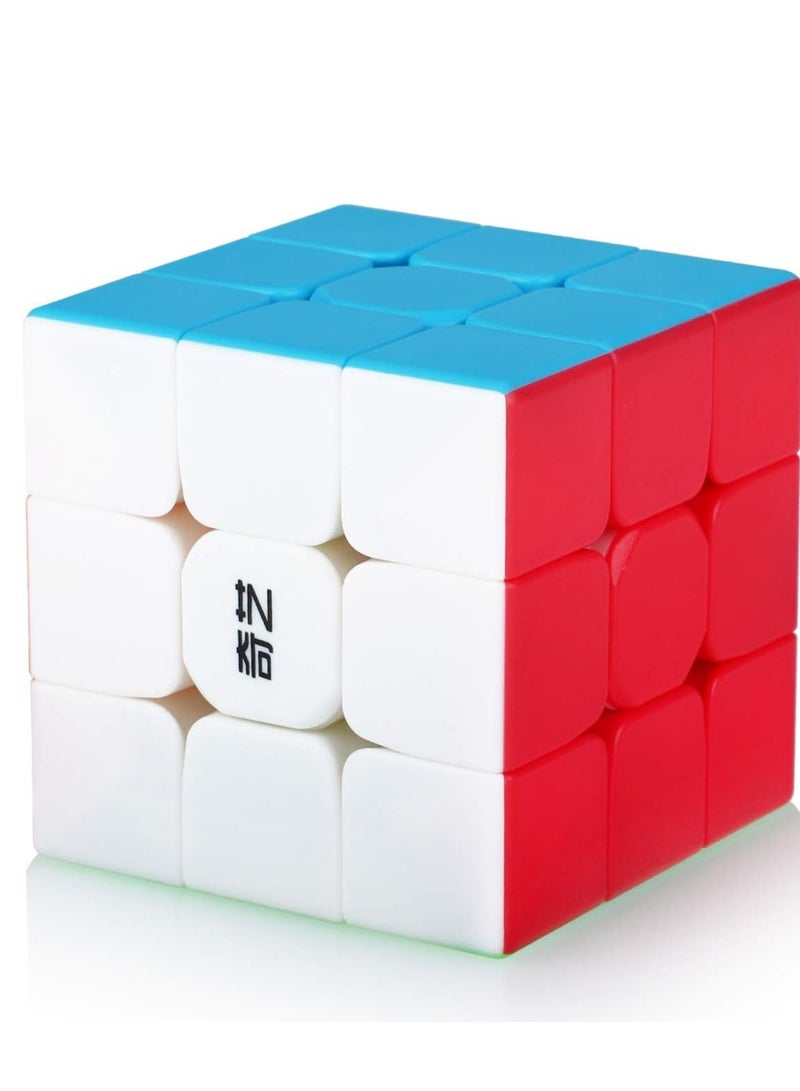 Generic Maomaoyu Speed Cube 3x3 3x3x3 Stickerless Magic Puzzle Magic Speed Cube Holiday Gift for Children Adults (No Sticker) - Image 1