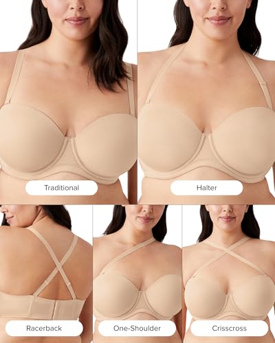 Wacoal womens Red Carpet Full Busted Strapless Convertible Bra, Black, 40C - Image 4