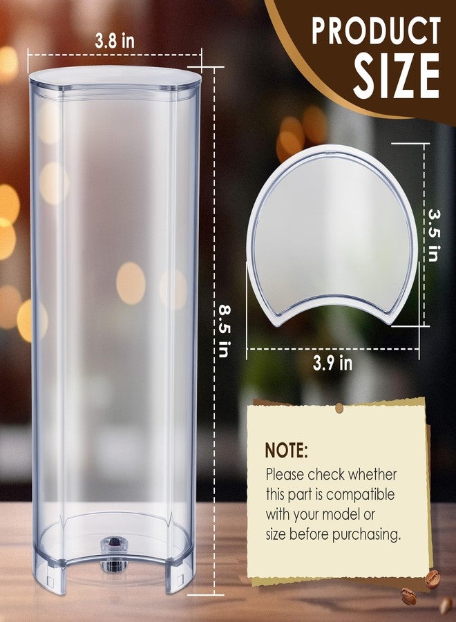 Feekoon Water Tank Reservoir & Lid Cover Replacement Compatible with Nespresso Vertuo Next, Compatible with Krups XN910B XN9105 XN910C Coffee Machine, Coffee Machines Replacement Parts, Clear - Image 3