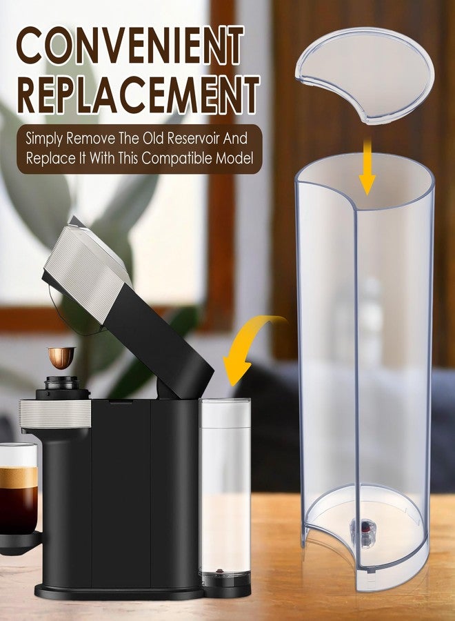 Feekoon Water Tank Reservoir & Lid Cover Replacement Compatible with Nespresso Vertuo Next, Compatible with Krups XN910B XN9105 XN910C Coffee Machine, Coffee Machines Replacement Parts, Clear - Image 5