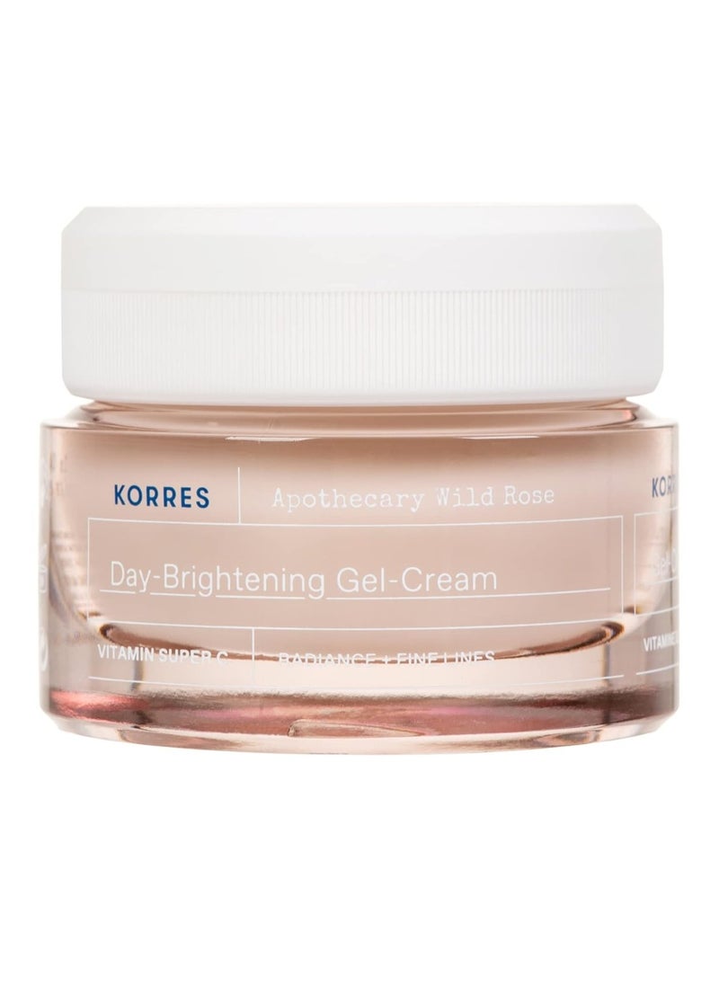 KORRES KORRES APOTHECARY WILD ROSE Gel Cream for Radiant Complexion - Normal Skin and Combination Skin, 40 ml, Dermatologically Tested, Vegan  - Image 1