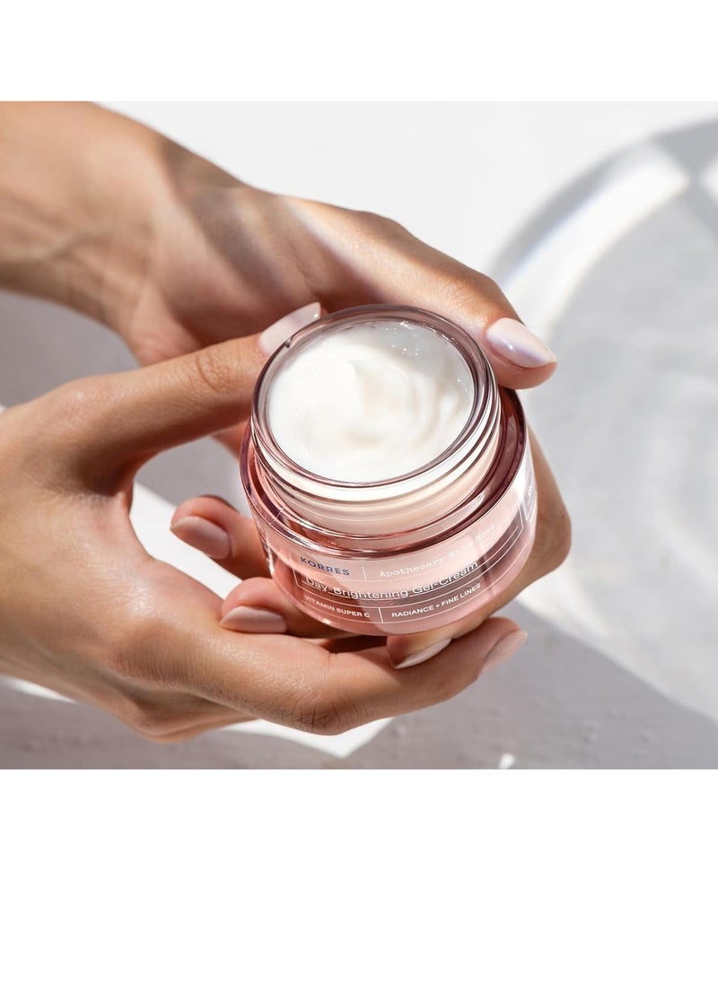 KORRES KORRES APOTHECARY WILD ROSE Gel Cream for Radiant Complexion - Normal Skin and Combination Skin, 40 ml, Dermatologically Tested, Vegan  - Image 3