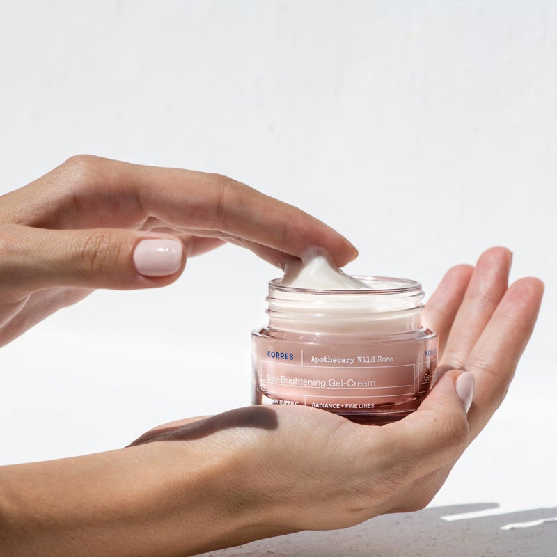 KORRES Apothecary Wild Rose Gel Cream Moisturizer, Lightweight Gel Cream with Stabilized C & Wild Rose Oil, Radiant Complexion for Normal & Combination Skin, Hydrating Vegan Formula, 1.35 Fl Oz - Image 4