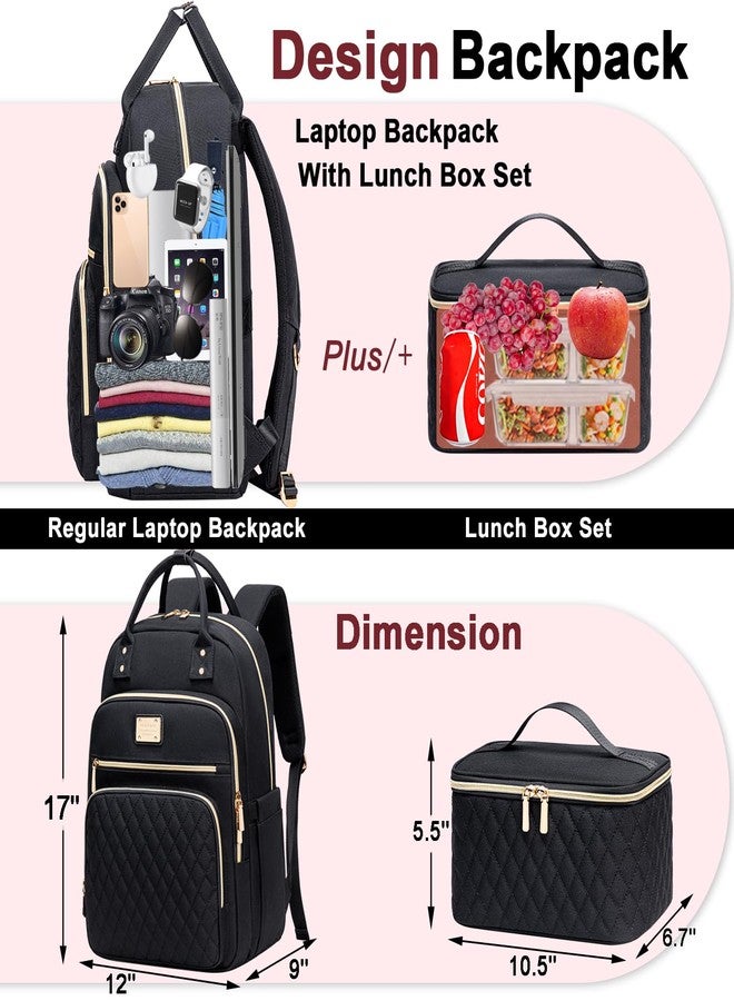 Weitars Lunch Backpack for Women,15.6 Inch Laptop Backpack Travel Backpack for Women,Work Backpack,Teacher Nurse Backpack, Beige, Large, Modern - Image 4