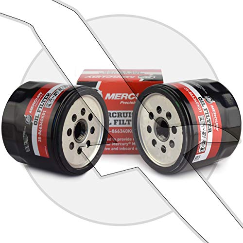 Mercury 2-Pack Mercury Marine Mercruiser Oil Filter 35-866340K01 - Image 1