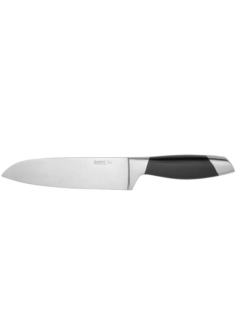 Berghoff Berghoff Essentials Santoku knife Stainless Steel With Comfort Grip 18 cm Black  - Image 1