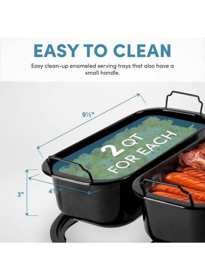 Aroma AROMA® Triple Buffet Server Accessory for Aroma 18-Qt., 20-Qt., and 22-Qt. Roaster Ovens  - Image 4