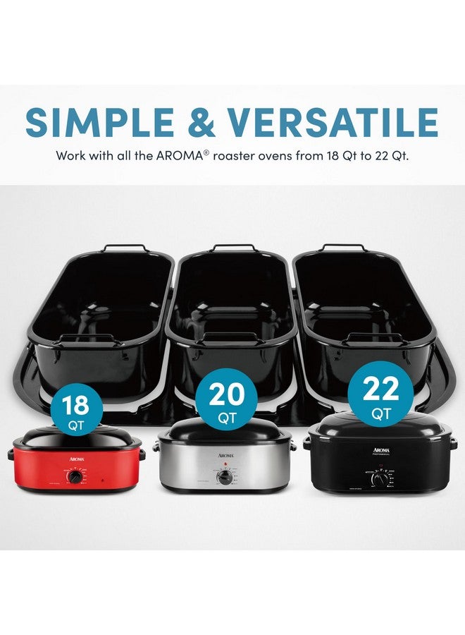Aroma AROMA® Triple Buffet Server Accessory for Aroma 18-Qt., 20-Qt., and 22-Qt. Roaster Ovens  - Image 2