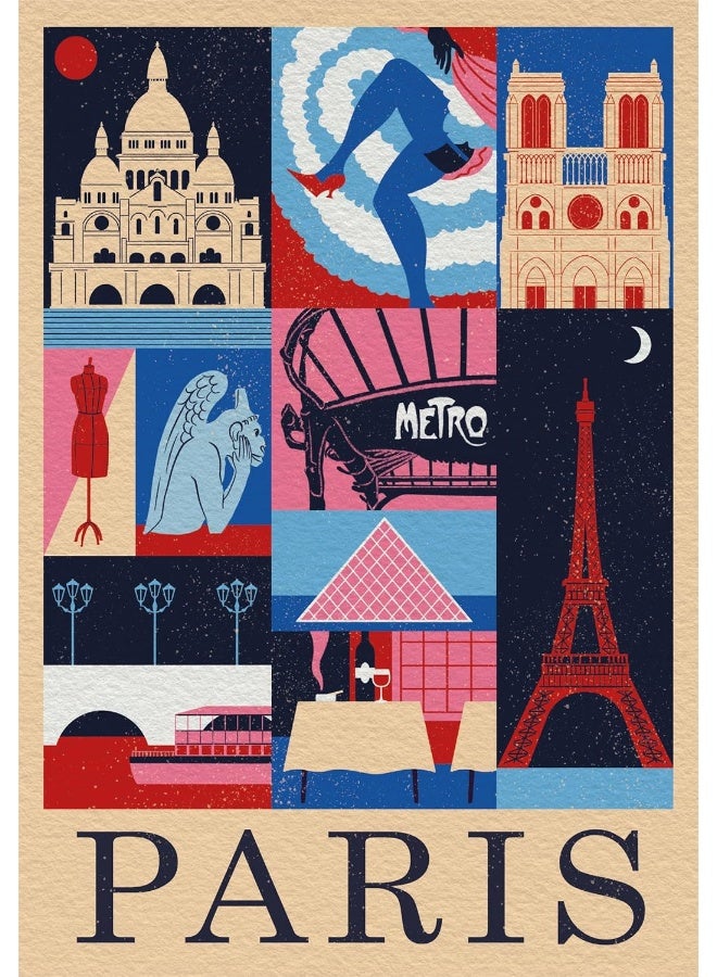 Clementoni Style in The City Paris Jigsaw Puzzle (1000 Pieces) - Image 2