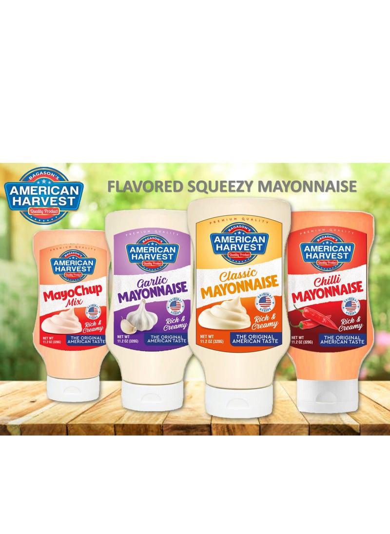 American Harvest Classic Mayonnaise Top Down Squeezy Bottle  - Image 3