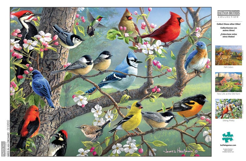 Buffalo Games - Hautman Brothers - Birds in an Orchard - 1000 Piece Jigsaw Puzzle - Image 5