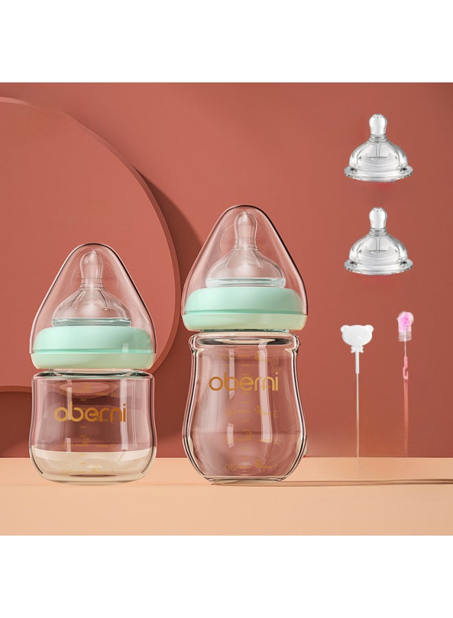 Ml Newborn Glass Bottle Wide Diameter Anti-choking And Anti-flatulence Baby Bottle Baby 0-6 Months