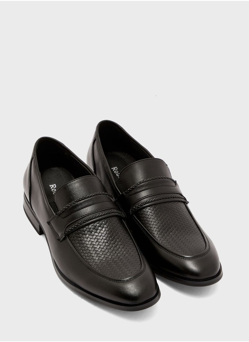 Robert Wood - Formal Textured Apron Slip Ons - Image 1