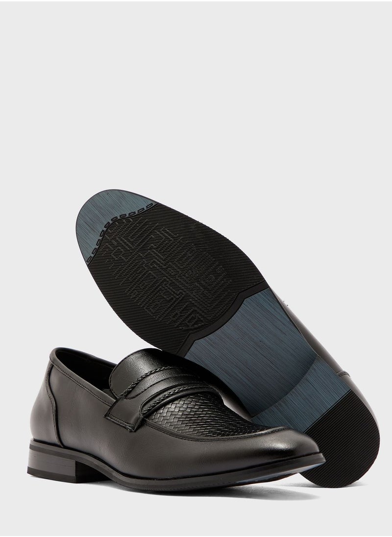 Robert Wood - Formal Textured Apron Slip Ons - Image 1