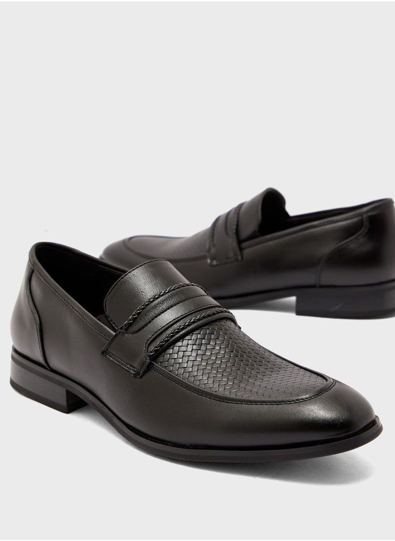Robert Wood - Formal Textured Apron Slip Ons - Image 1