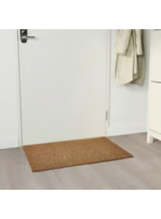Beige indoor/outdoor doormat, 50x80 cm - Image 1
