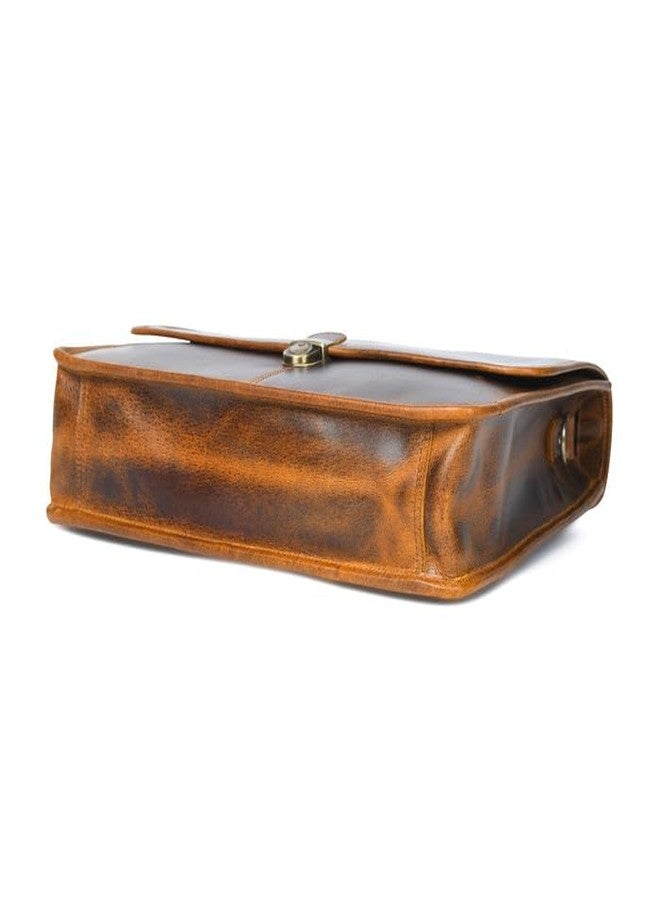 MaheTri Buffalo Leather Executive Briefcase | Premium Men’s Business Laptop Bag | Genuine Leather, Spacious Document & Accessory Storage | Comfortable Handles & Adjustable Strap - Image 5
