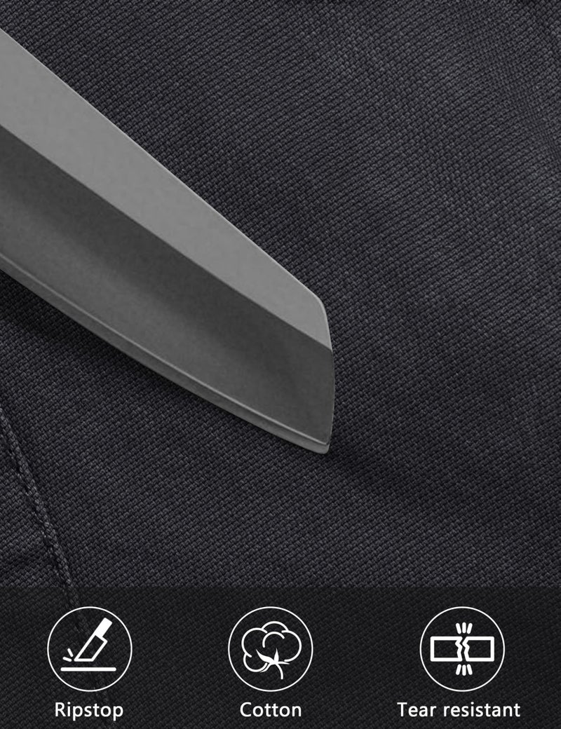 CRYSULLY بنطلون تكتيكي للرجال من كريسولي - بنطلون عسكري بري مرن للخارجية - بنطلون أنيق للعمل - رمادي 32 - Image 5