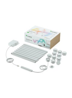Nanoleaf Lines Starter Kit - Smart WiFi LED Panel System with Music Visualizer - 9 Pack UK - White  - Image 2