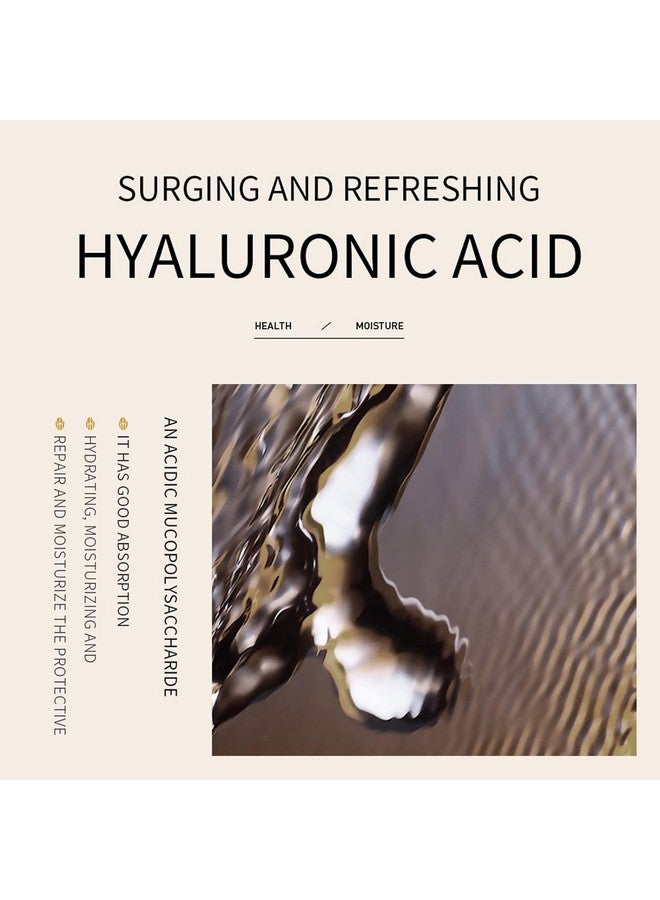 بيو أكوا خلاصة الأرز الخام للوجه بحمض الهيالورونيك لتقليص المسام وتنعيم مصل الوجه المرطب للبشرة 15 مل (زجاجة واحدة، 0.5 أونصة سائلة) - Image 2