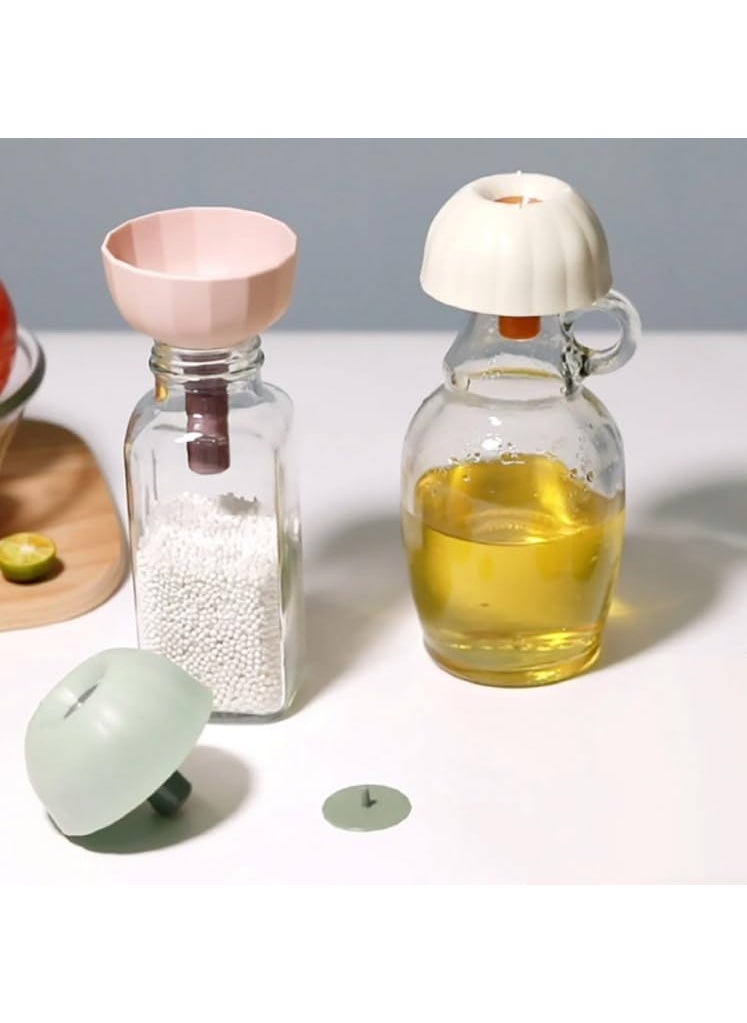 PURCHASE PLUSE PURCHASE PLUSE Mini Funnel Oil Strainer Kitchen Oil Water Spices Wine Flask Filter Funnel Filter for Herbs Oil Rubber Funnel with Strainer Funnel Tool With Kitchen Food Filter 1 pcs  - Image 5