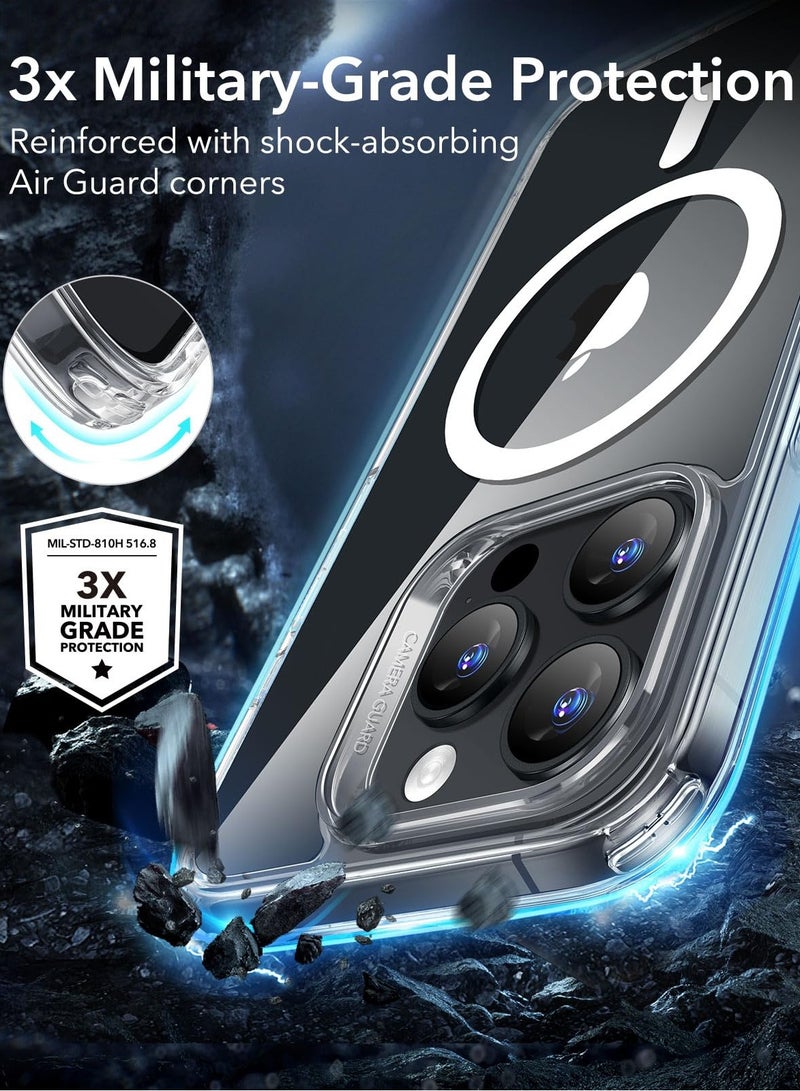 SOKAD for iPhone 16 Pro Max Case, MagSafe Compatible, Shockproof Protection, Magnetic Phone Case for iPhone 16 Pro Max 6.9 Inch, Clear - Image 5