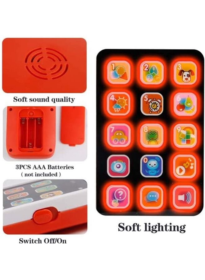 BAYBEE Baybee Electronic Learning Toys Touch Mobile Phone Toys for Kids Cell Phone Toy with 5 Modes Paino Painting Number Cognition Learning Educational Toy Musical Toy Mobile Toys for Baby Kids Toddlers - Image 4