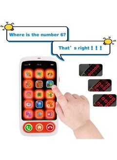 BAYBEE Baybee Electronic Learning Toys Touch Mobile Phone Toys for Kids Cell Phone Toy with 5 Modes Paino Painting Number Cognition Learning Educational Toy Musical Toy Mobile Toys for Baby Kids Toddlers  - Image 5