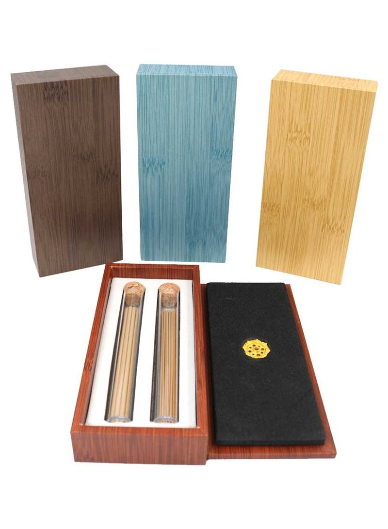 Bakhoor BoSidin Premium Cambodian Oud Incense Gift Set – 1.3mm and 3mm Sticks in Tubes with Beautiful Holder Pure Agarwood Fragrance in Elegant Box - Image 4