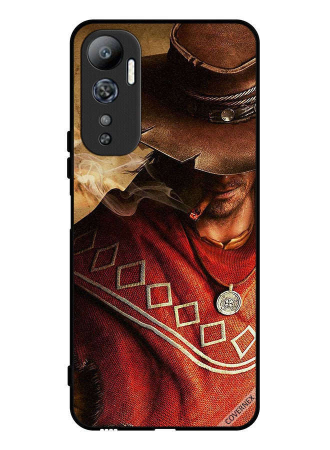 Covernex Protective Case Cover For Infinix Hot 20 4G Stylish Hat Man - Image 1