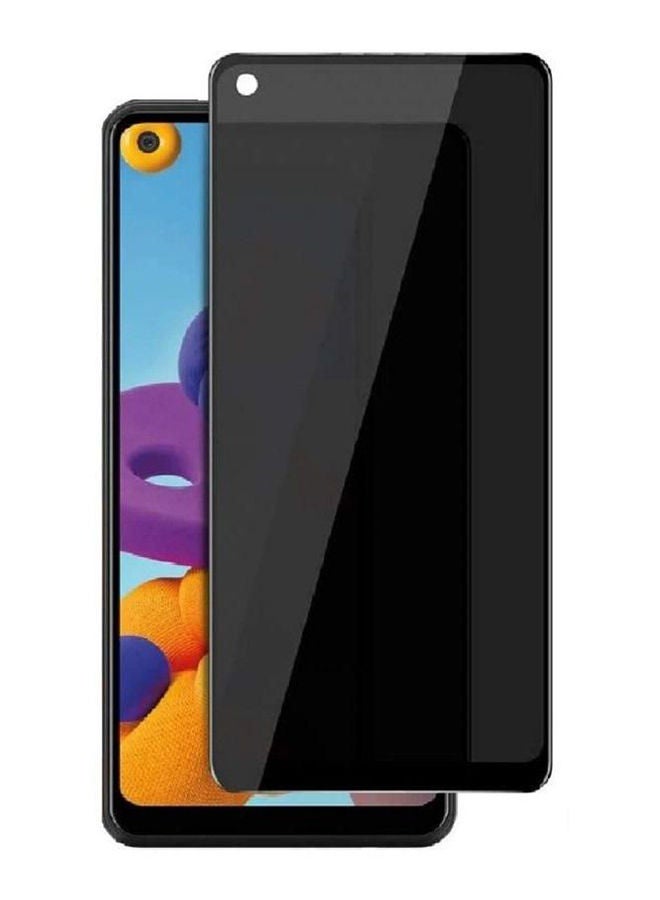 DUSALA Privacy Glass Screen Protector 5D For Samsung Galaxy A21S Black-Clear - Image 1