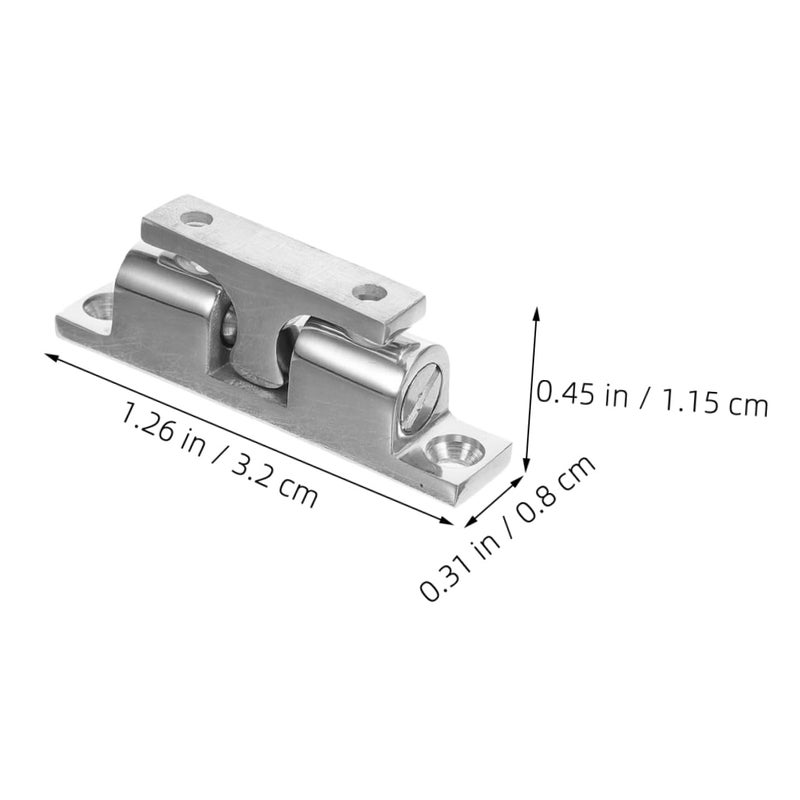 Stainless Steel Magnetic Door Stopper Heavy Duty No Drilling Boat Cabinet Latch - Image 3